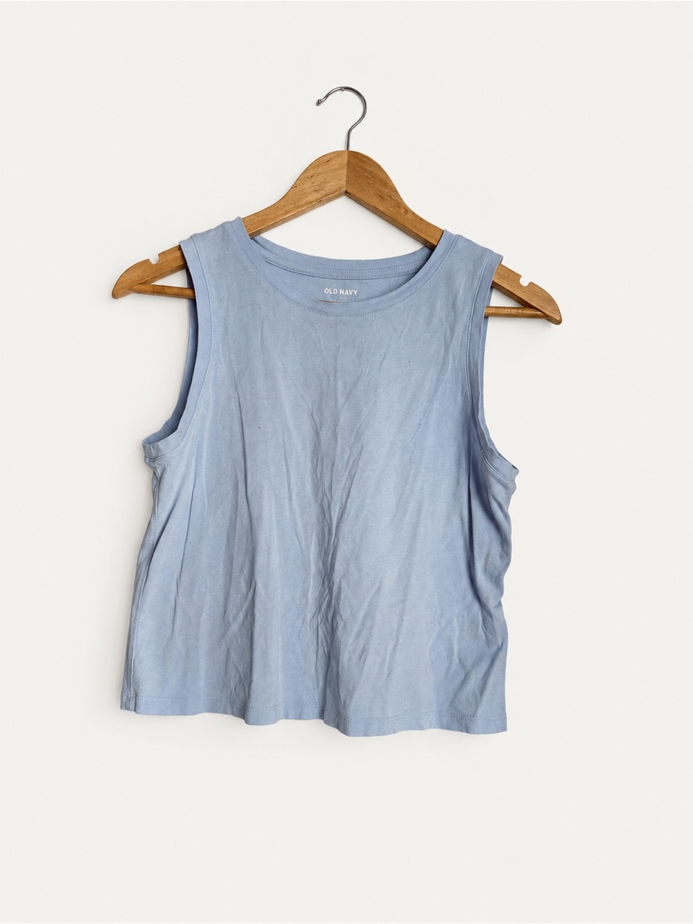 Old Navy Light Blue Cropped Muscle Tank Top M